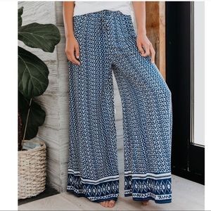 Vici wide leg palazzo pants